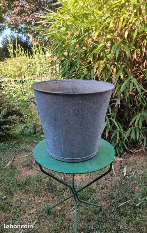 Bassine lessiveuse galvanisée moyenne taille (image 2)