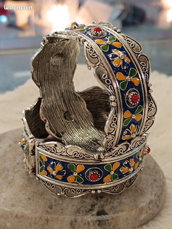 Paire de bracelet berbère imitation bijoux kabyle (image 5)