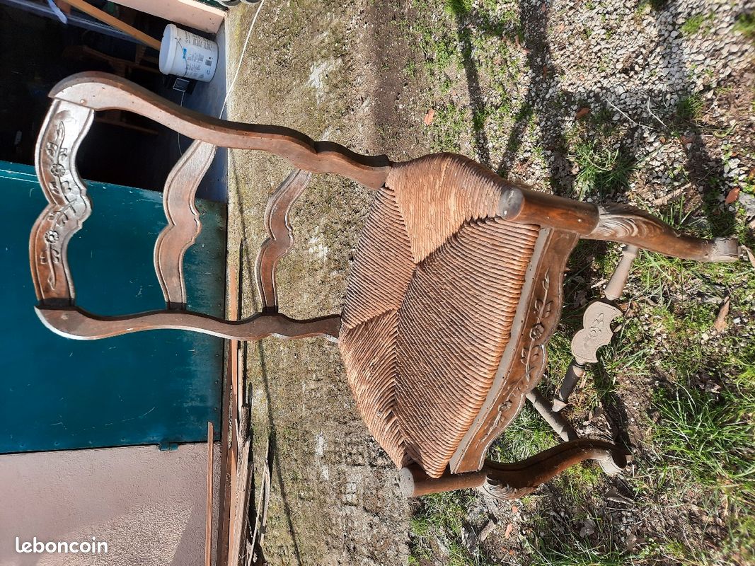 Veritables Chaises pailles château Pagnol (image 3)