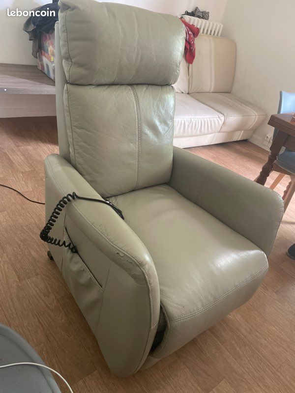 Fauteuil en cuir électrique (image 3)