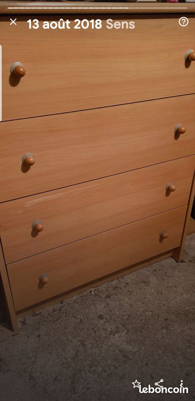 Commode 4 tiroirs (image 1)