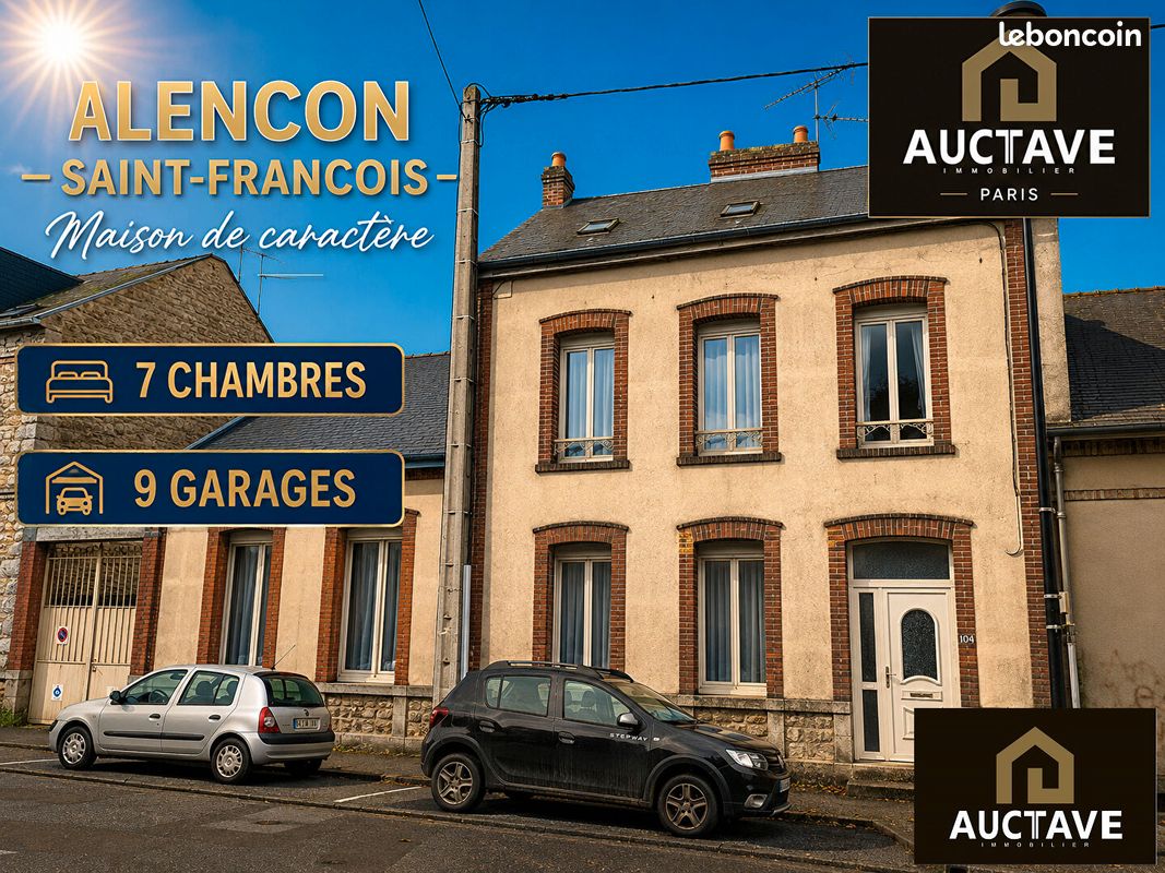 Maison 197 m² · à Alençon · 197 m² · 162 700 €