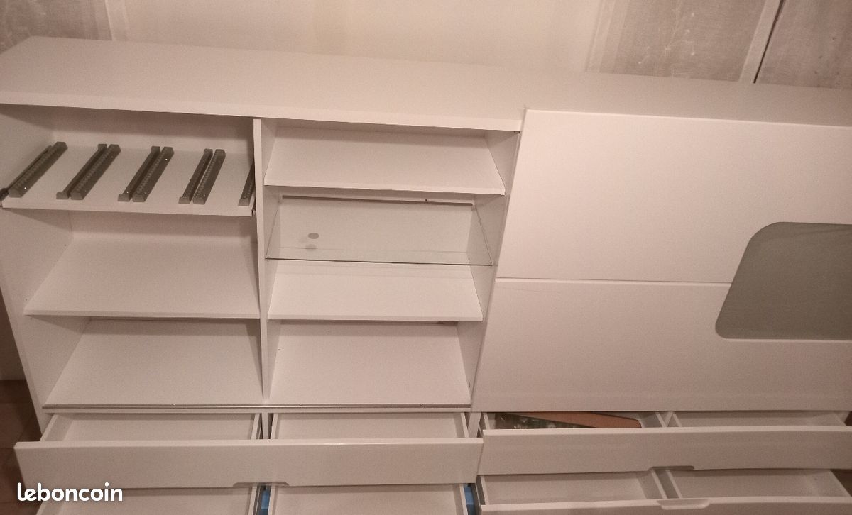 Meuble blanc laqué (image 2)