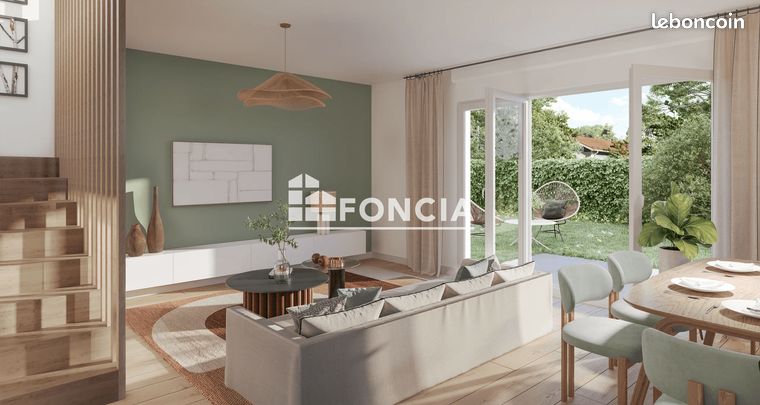 CENTRE BOURG spacieuse maison T5 neuve, garage, terrasse, jardin, belles prestations