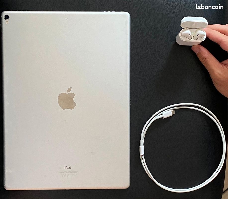 Vente Ipad Pro 12,9 pouces + Aipods et câble de charge offert à l’acheteur (image 4)