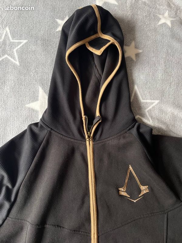 Sweat à capuche Assassin's Creed Noir Or Vêtements