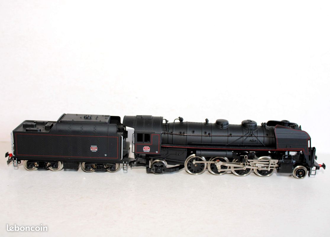 JOUEF HO #8273 LOCOMOTIVE A VAPEUR 141R REIMS SNCF FONCTIONNELLE EN BOITE gu