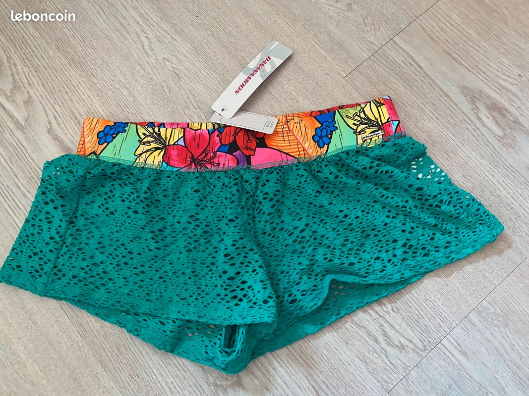 Jupe De Plage Banana Moon - Imprimé Floral Multicolore - Taille 36 - Neuf Avec étiquettes