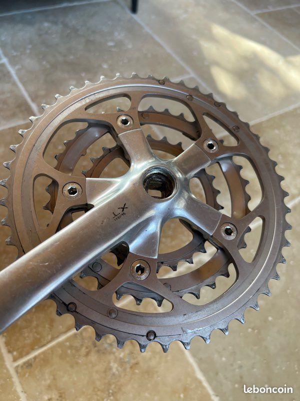 Pédalier Shimano XTR FC-M950 175mm - Vintage VTT, 8 Vitesses, Octalink, Triple Plateau, Occasion