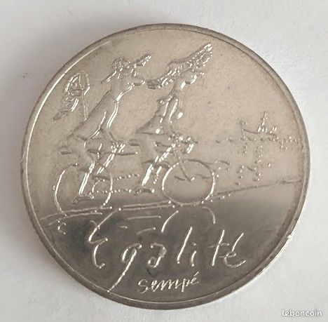 10 Euros Egalité de 2014 – Pièce française commémorative en argent (image 2)