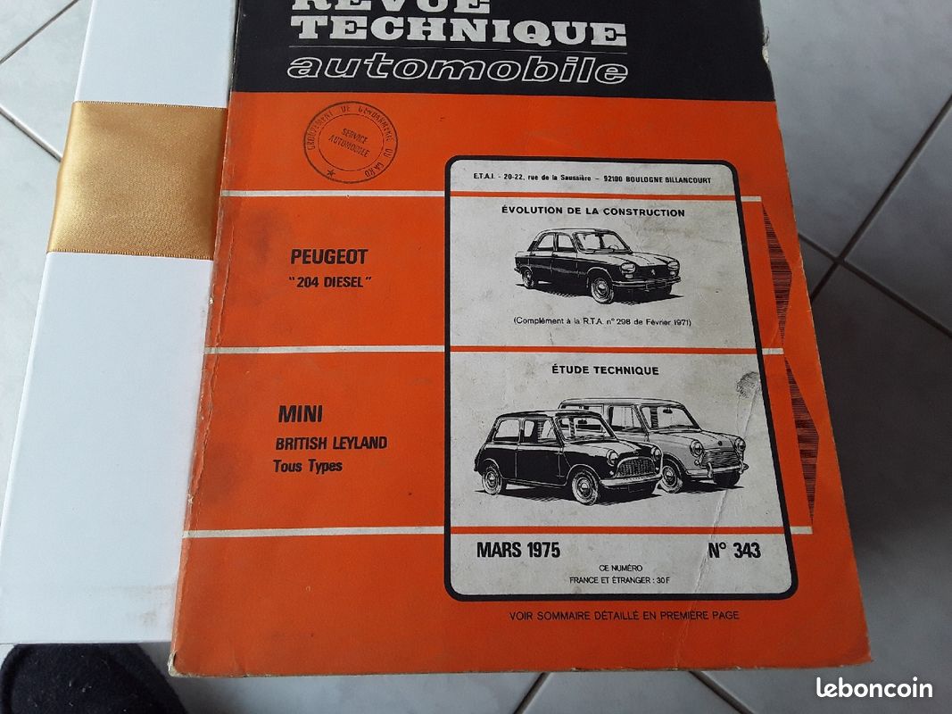Revue technique très bon état MINI TOUS TYPES (image 1)