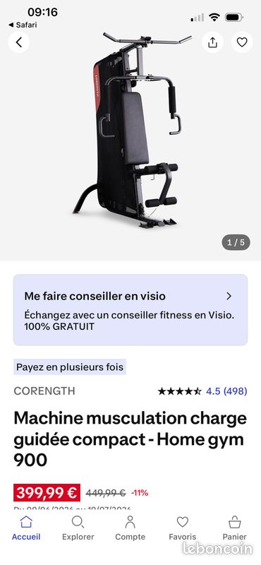 Appareil musculation (image 4)