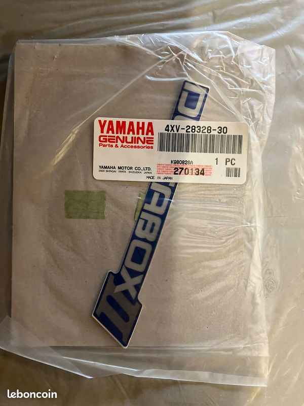 Autocollant / Emblème " Deltabox " Origine Neuf Yamaha YZF-R1 1999 (image 1)