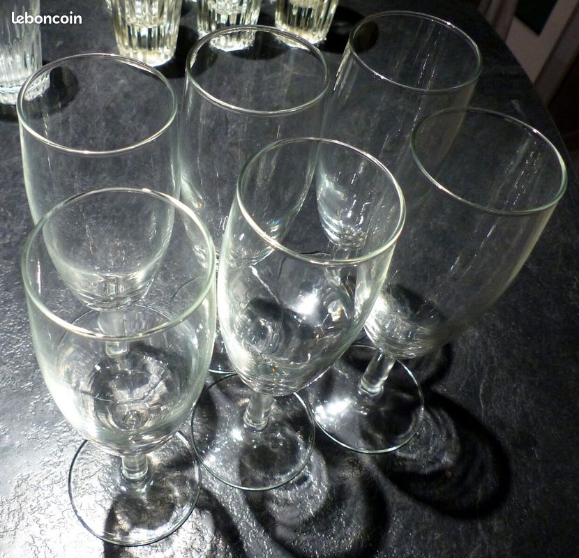6 verres flûtes à champagne 18cl (image 2)