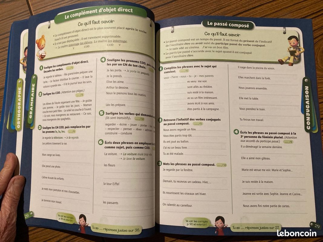 ;Cahier "Tout le programme CM1 Français/Maths (image 5)