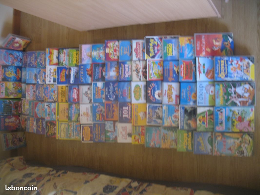 Lot de cassettes VHS (image 1)
