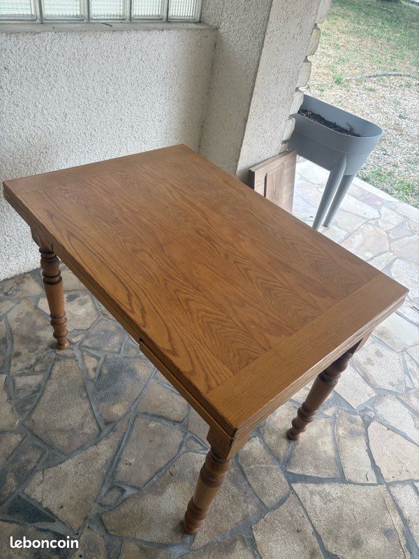 Table en bois extensible (image 2)
