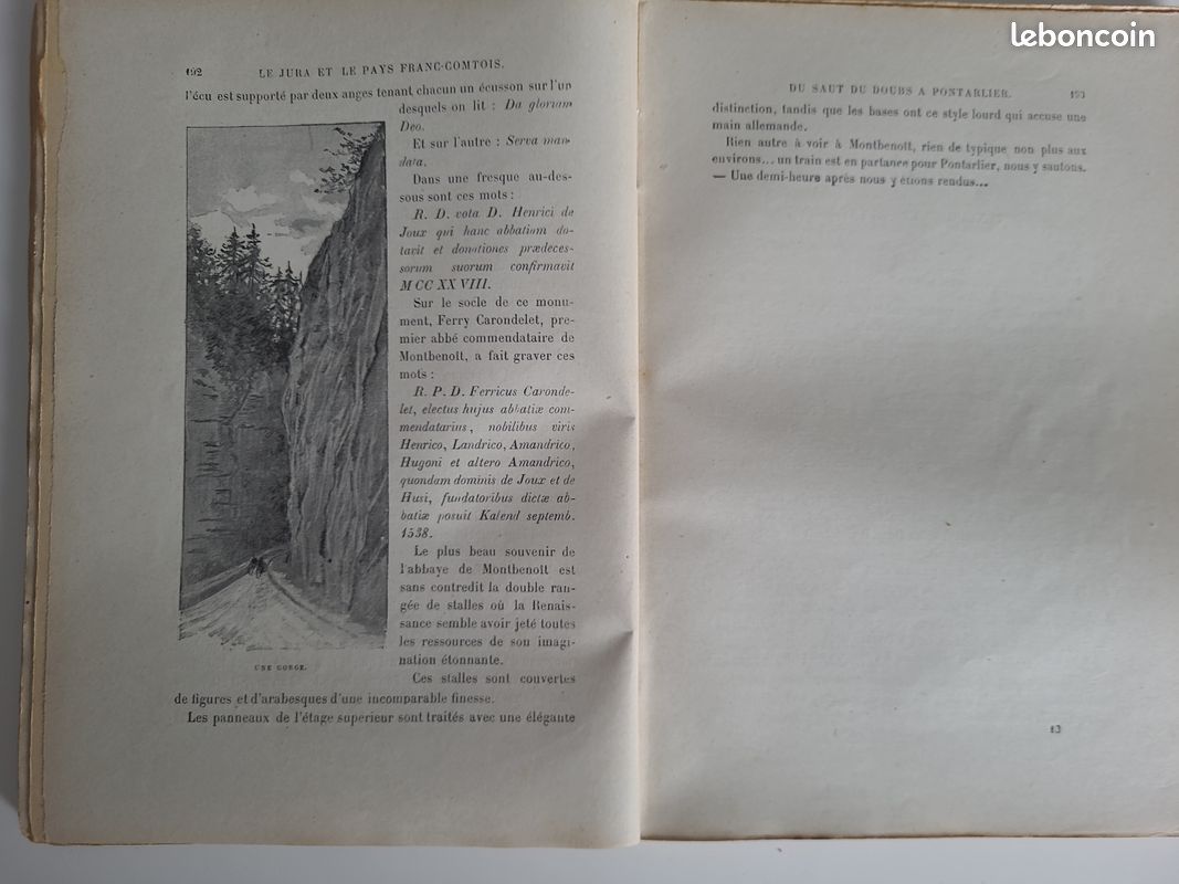 Les Montagnes De France - Le Jura Et Le Pays Franc-Comtois. 1930 (image 5)