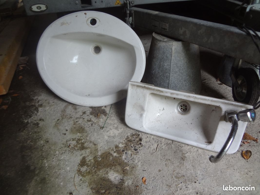 Lot lavabos, mitigeurs,lave main,douche (image 2)