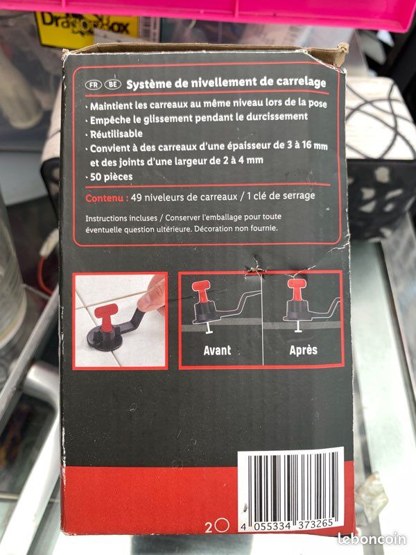 Kit Système de pose avec nivellement de Carrelage (image 2)