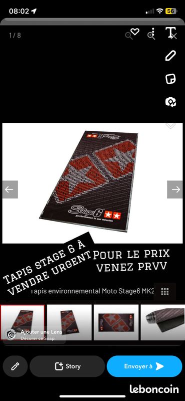 Tapis environnemental Moto Stage6 MK2