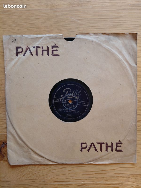 Vinyle 78T - Amor, Amor / Besame Mucho (image 4)