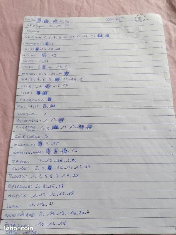 Échange stickers coupe du monde foot 2026. Avec envoi privilégié. A 0',20 cts l unité (image 3)