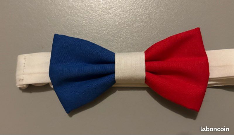 Nœud Papillon Drapeau Français Bretagne Pour Homme - Pré-noué, Ajustable