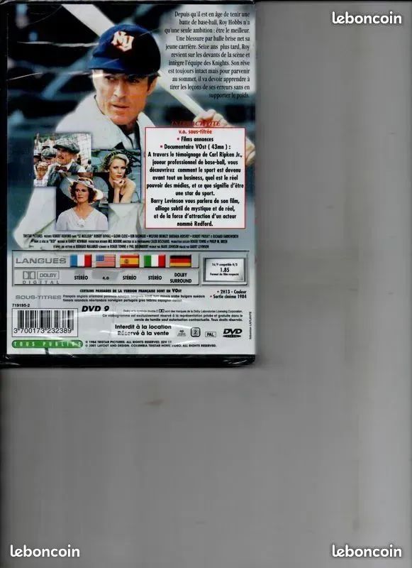 Drame - Le Meilleur 1984 Robert Redford Sous Blister (image 2)