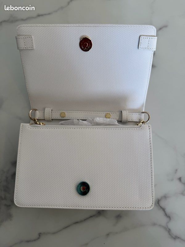 Le Tanneur Émilie – Petit sac bandoulière blanc en cuir (image 5)