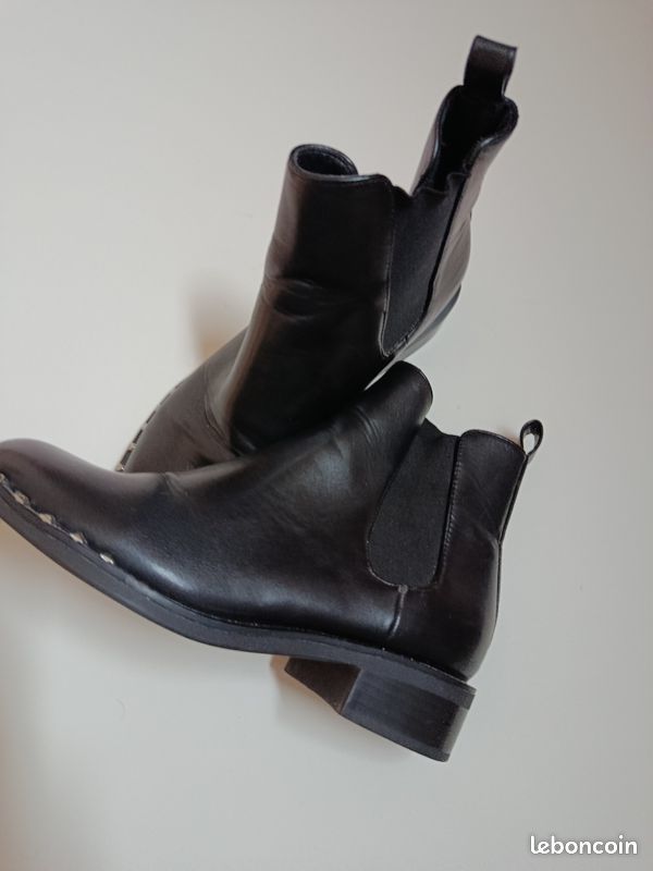 Boots noires RAID 38 Chaussures