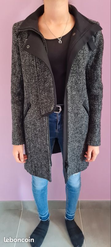 Manteau Femme Comptoir Des Cotonniers Manteau Long En Laine