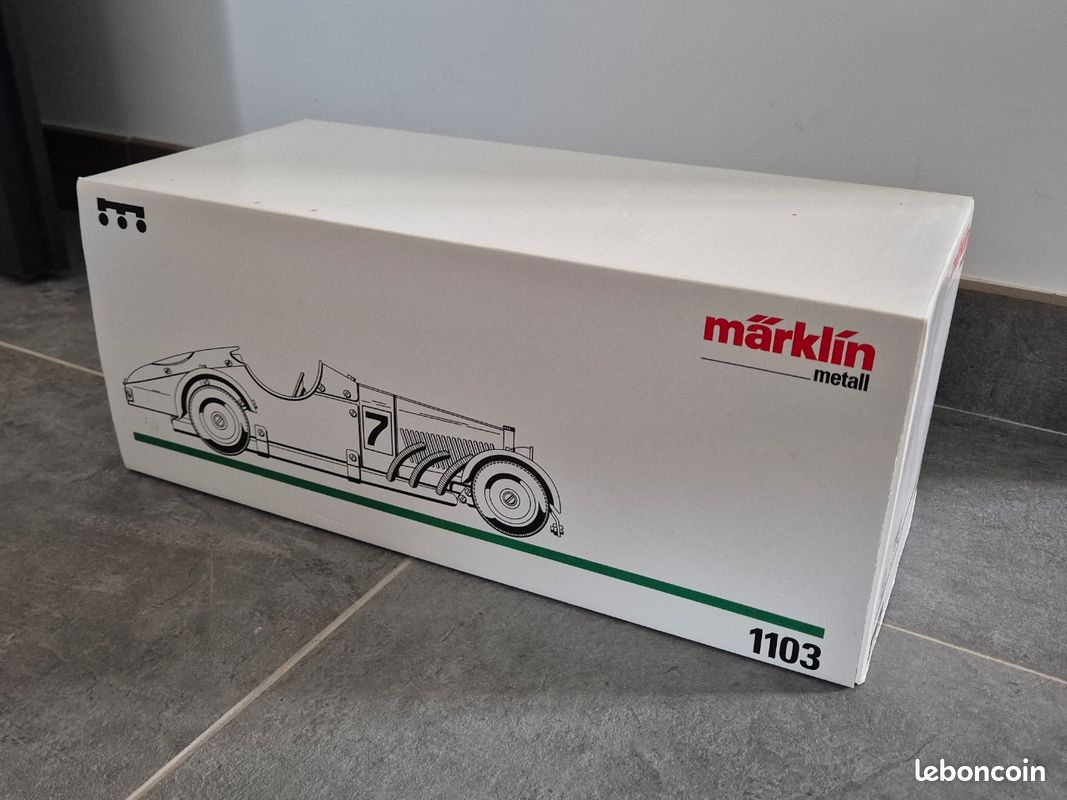 Märklin 1103 – Mercedes SSK En Tôle – Modèle Réduit Occasion