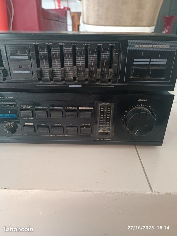Amplificateur KA-94 et équaliseur GE-45 Kenwood (image 3)