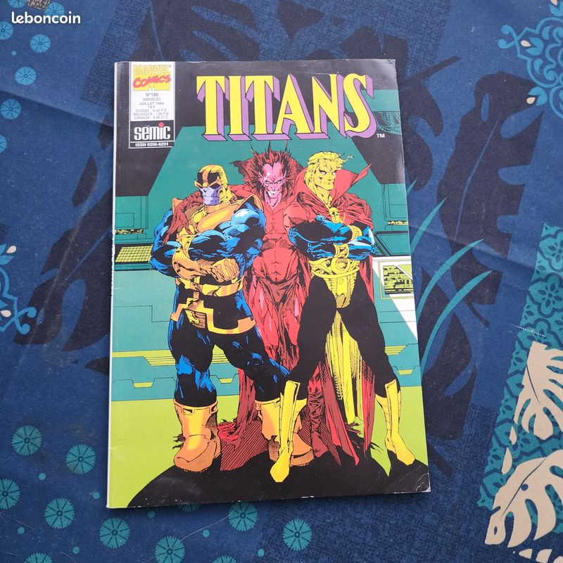 Comic/BD Semic France Titans n°186 (5 juillet 1994) (image 1)