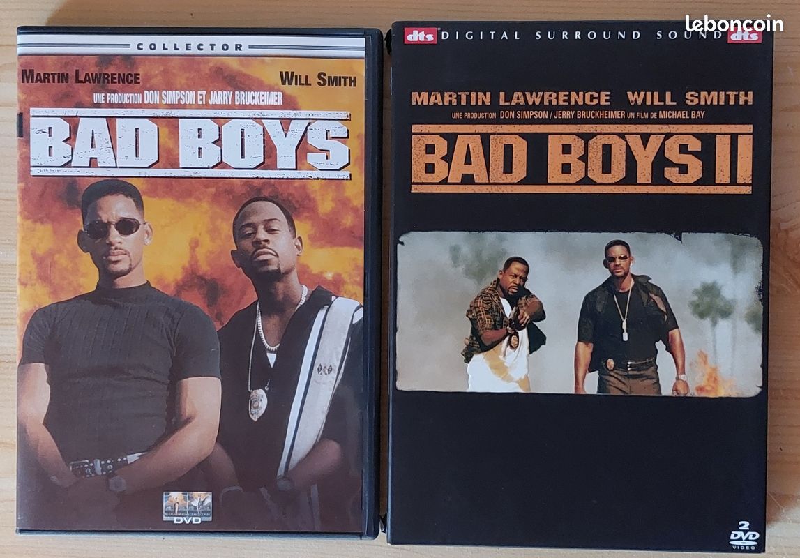3 DVD des films "Bad Boys I et II" (image 1)