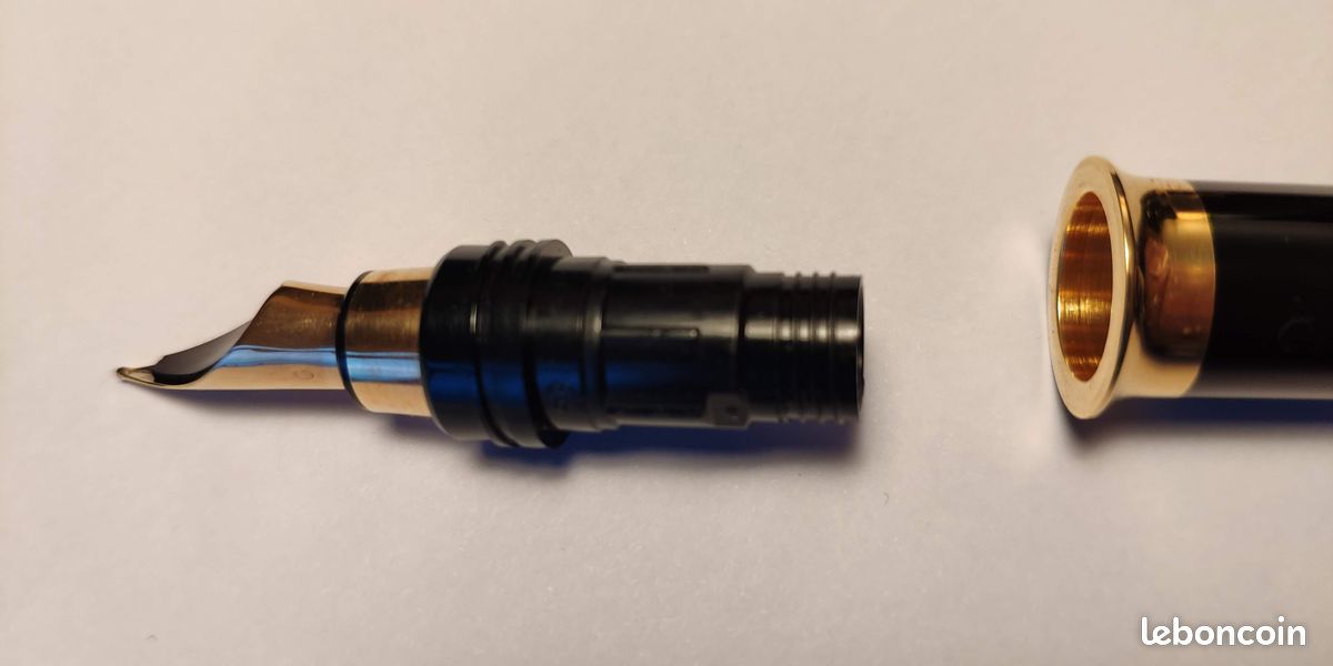 Stylo Plume Dupont Laque Chinoise Écaillée - Modèle 59HBD28 - France XXe Siècle - Occasion