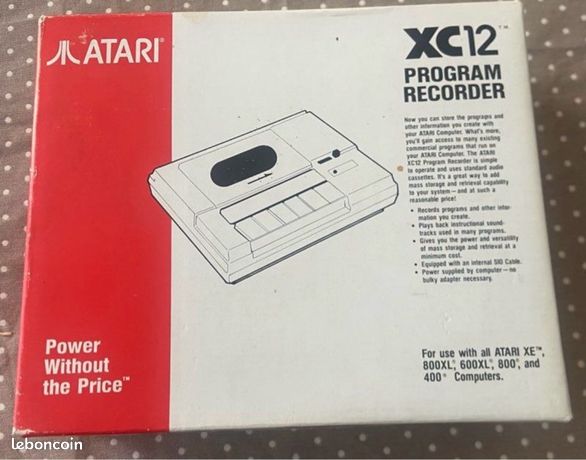 FILM DE PROTECTION LOGO - lit / n'enregistre pas, Atari XC12 lecteur