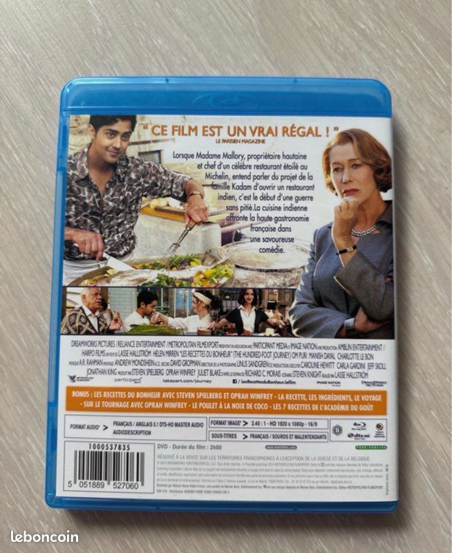 Neuf | Blu-ray les recettes du bonheur (image 2)
