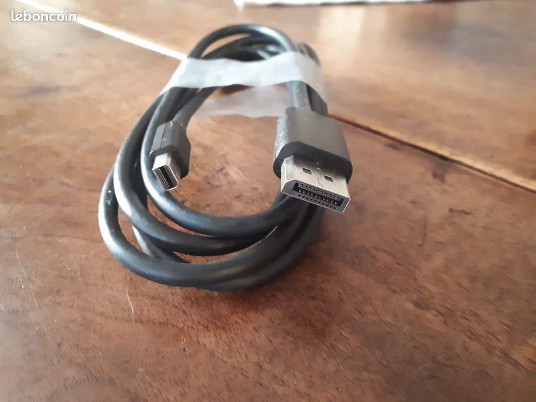 Câble mini DisplayPort vers DisplayPort (Câble mini DP vers DP)NEUF (image 2)