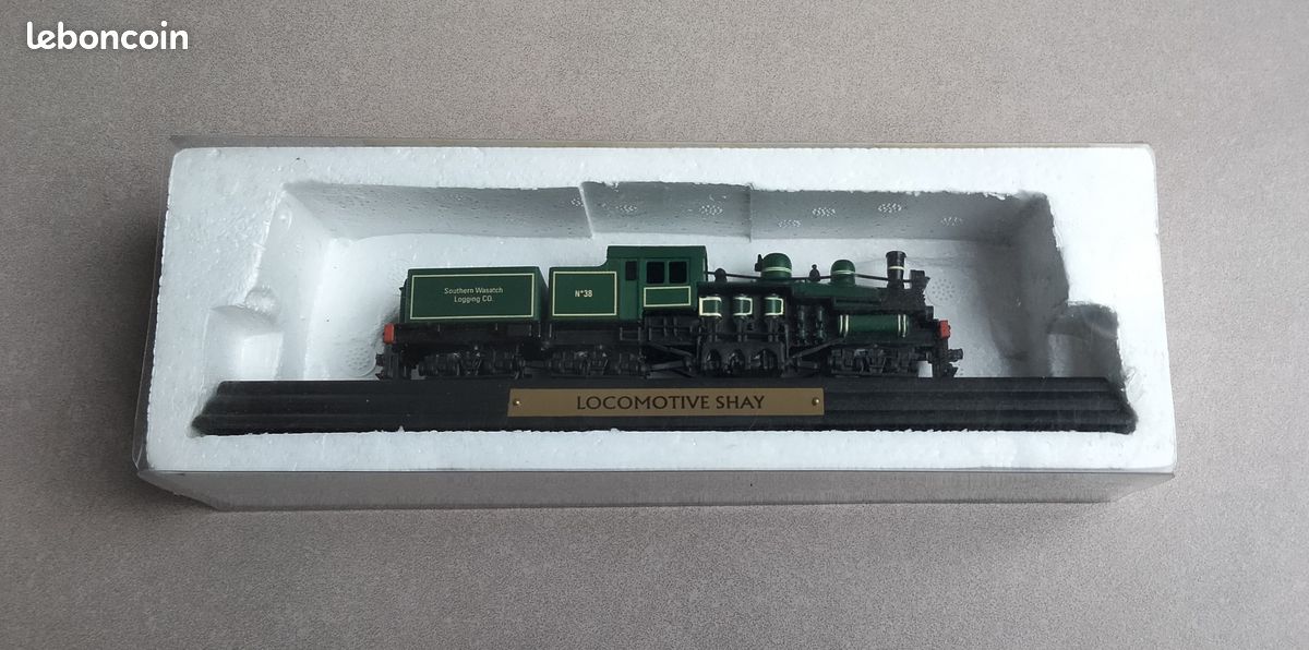 Locomotive de collection "Shay" échelle Ho (image 1)