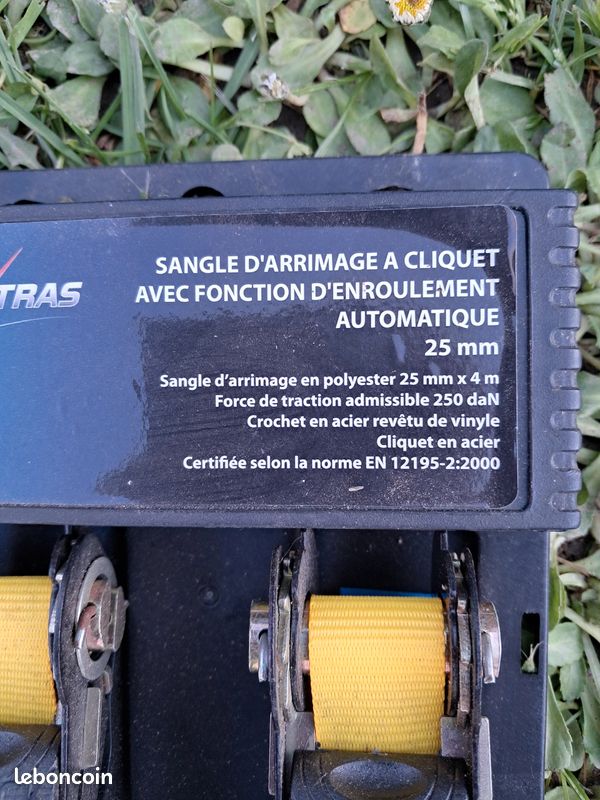 2 Pcs Resserrement De La Corde Tendeur Sangles Avec Boucles Cargo À