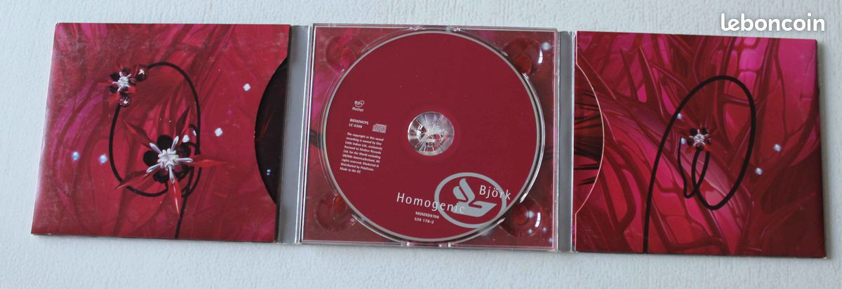 Bjork , homogenic , CD - inclus poster (image 2)