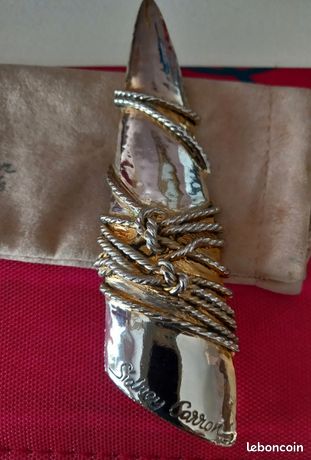 Broche Créateur Sidney Carron - Métal - Occasion à Porter Ou Collectionner - Bijou Vintage