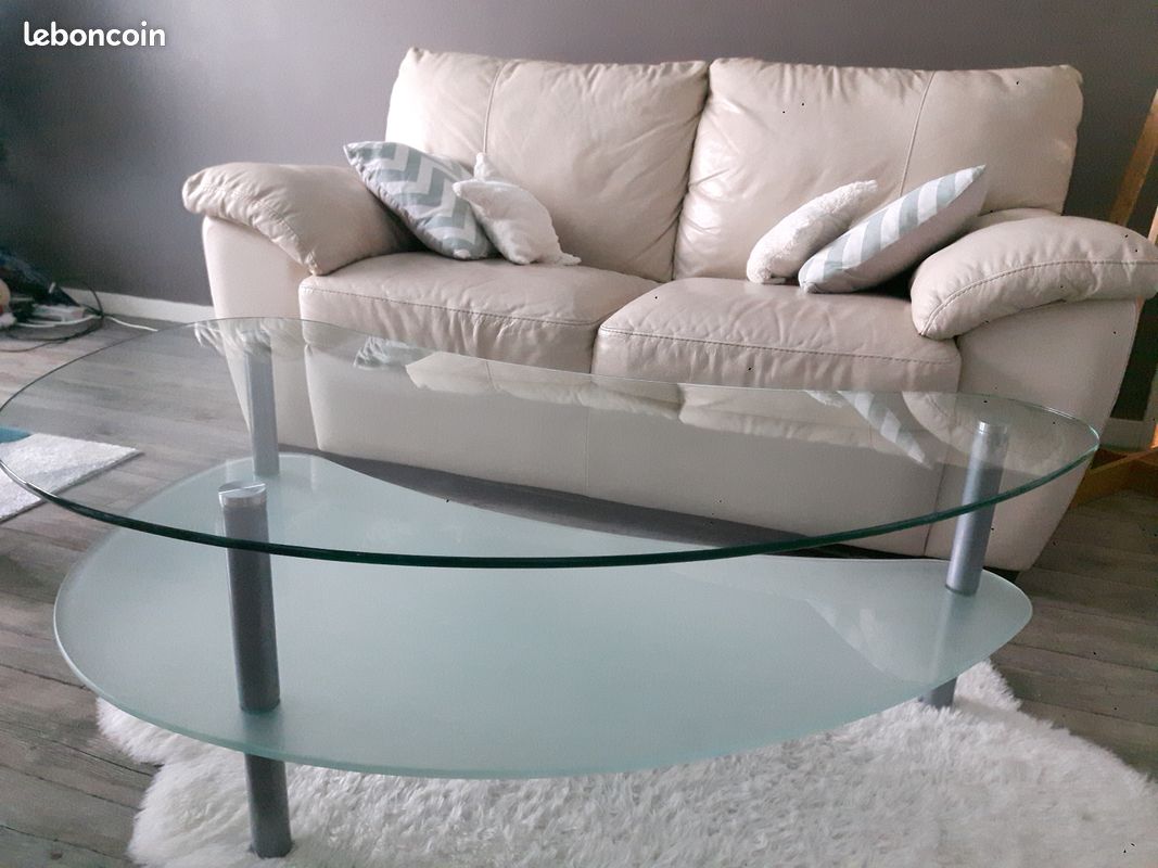 Table basse en verre trempé (image 3)