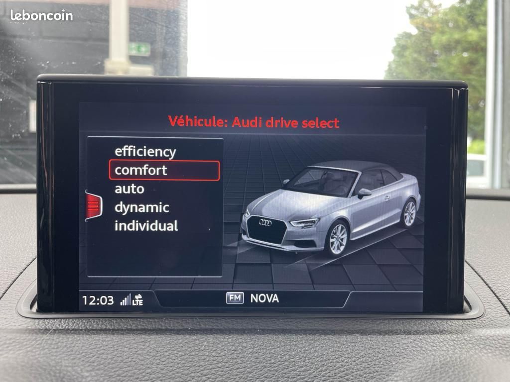 AUDI A3 Cabriolet S LINE - 1.5 TFSI 150 S-Tronic / Carplay - Radars (image 17)