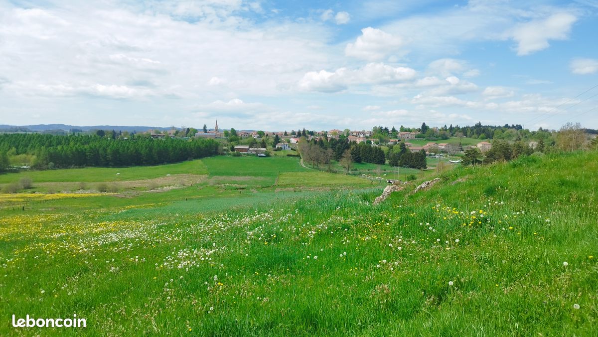 EXCLUSIF Terrain constructible 1 916 m2 rare vue imprenable, tranquille et proche centre-bourg sur la commune d'Usson-en-Fore