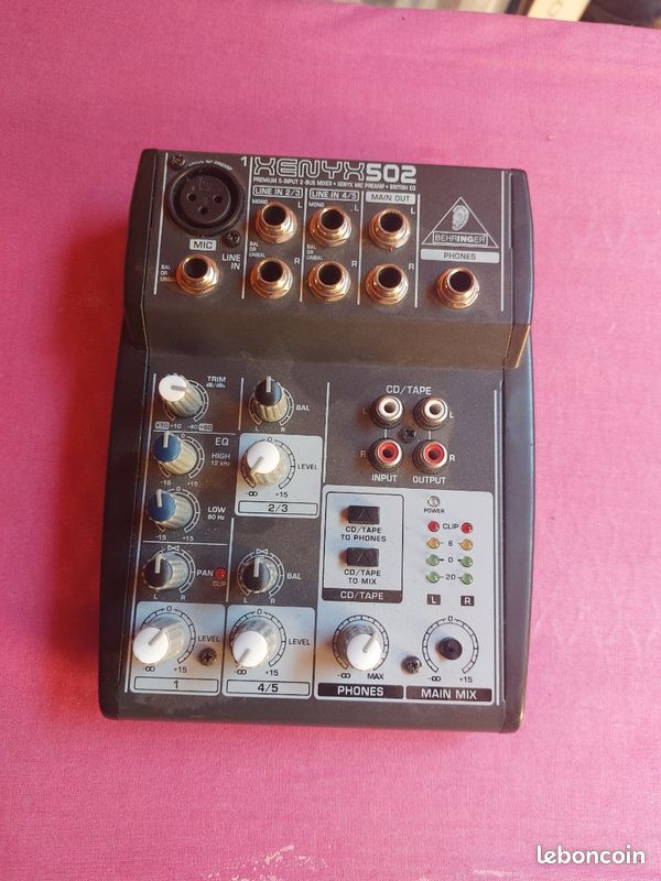Console mixage xenyx 502 (image 1)