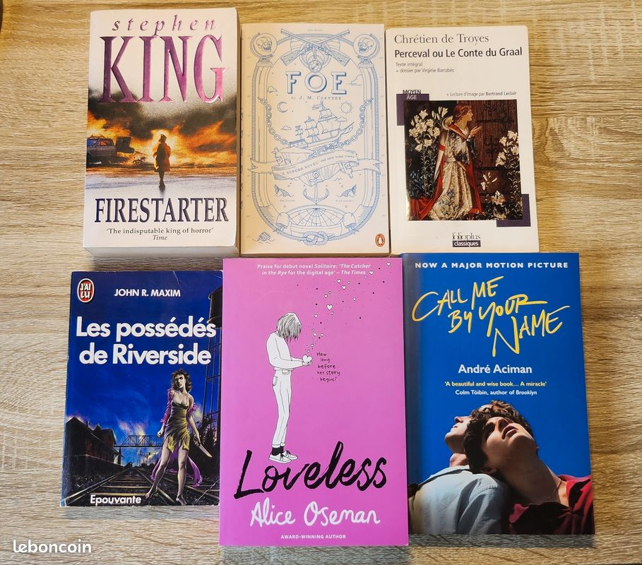Lot de 6 livres anglais et francais (image 1)
