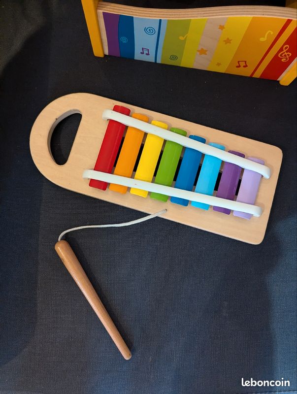 Jouet en bois hape - Banc a marteler avec xylophone - Jeux & Jouets